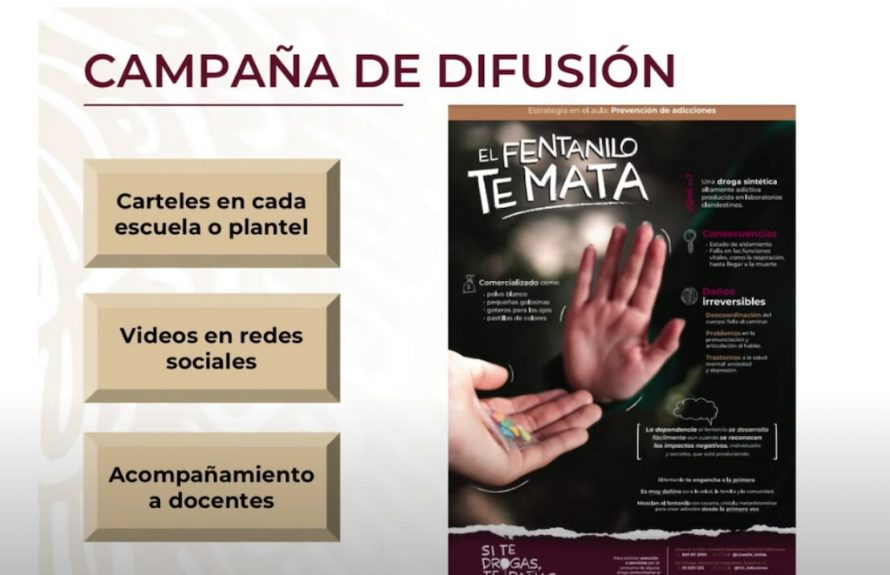 Lanza SEP campaña nacional 'Si te drogas, te dañas' en secundarias y  preparatorias | El poder Televisión