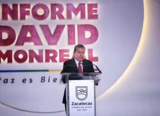 David Monreal presume finanzas sanas y avances en seguridad en su Cuarto Informe