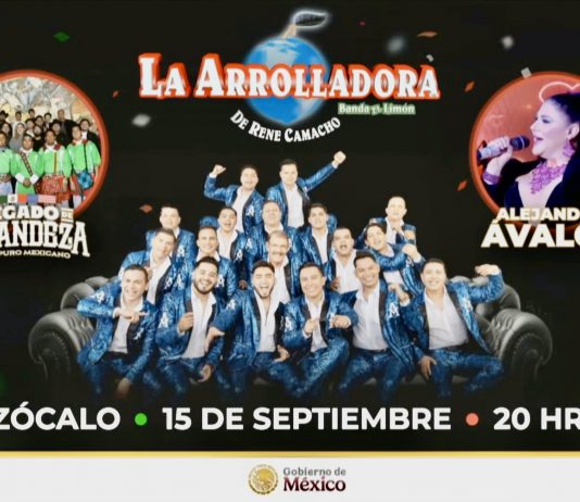 Anuncia Sheinbaum a La Arrolladora para animar el Zócalo en la celebración del 15 de septiembre