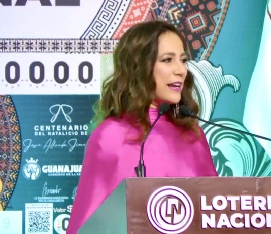 Libia Dennise celebra a José Alfredo Jiménez con sorteo especial de la Lotería Nacional