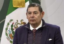 Armenta presume reducción delictiva, inversión histórica en seguridad y rescate financiero en Puebla ante Sheinbaum