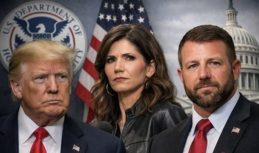 Trump destituye a Kristi Noem del DHS y propone al senador Markwayne Mullin como reemplazo