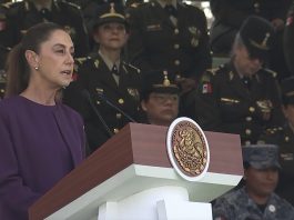 “Mujeres, tejedoras de la patria”: Sheinbaum reconoce a militares en el 8M