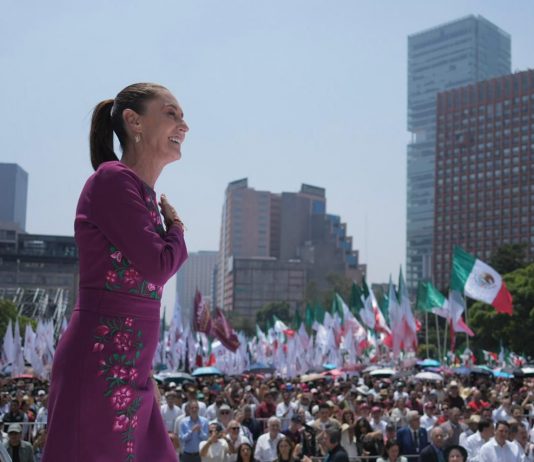 Con llamado a la movilización, Sheinbaum convierte aniversario electoral en defensa de la soberanía