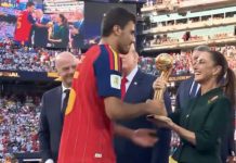 Sheinbaum acompaña a Trump y Carney en la premiación de la final del Mundial 2026