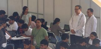 Rector Leonardo Lomelí supervisa personalmente examen de control presencial de la UNAM