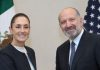 Por clima, reunión de Sheinbaum con Lutnick será vía zoom
