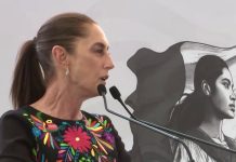 Sheinbaum: “Sólo el pueblo de México puede determinar su destino”; anuncia tren México-Pachuca para 2027