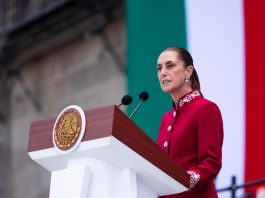 “México no se doblega, no se arrodilla y nunca se vende”: Sheinbaum