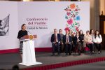 Sheinbaum se deslinda de disputa Morena-PT y respalda encuestas para definir coordinadores