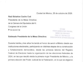 “Me retiro con serenidad y la satisfacción del deber cumplido”: Guadalupe Taddei oficializa su renuncia al INE