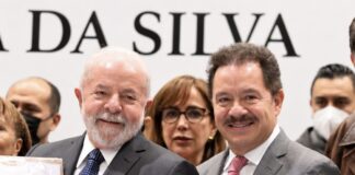 Higinio Martínez, Ignacio Mier y Noroña felicitan a Lula por su triunfo electoral