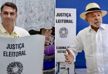 Brasil va a segunda vuelta: Flávio Bolsonaro y Lula se disputarán la Presidencia