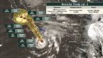 Alertan por huracán Trudy y Frente Frío 2; prevén hasta 300 milímetros de lluvia en el país