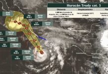 Alertan por huracán Trudy y Frente Frío 2; prevén hasta 300 milímetros de lluvia en el país