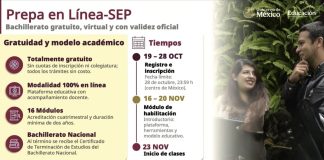 SEP abre inscripciones para preparatoria en línea y 186 planteles del Bachillerato Nacional